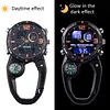 Multifunctional Luminous Mountaineering Buckle Watch With Compass And Backpack Buckle Watch For Indoor And Outdoor Work