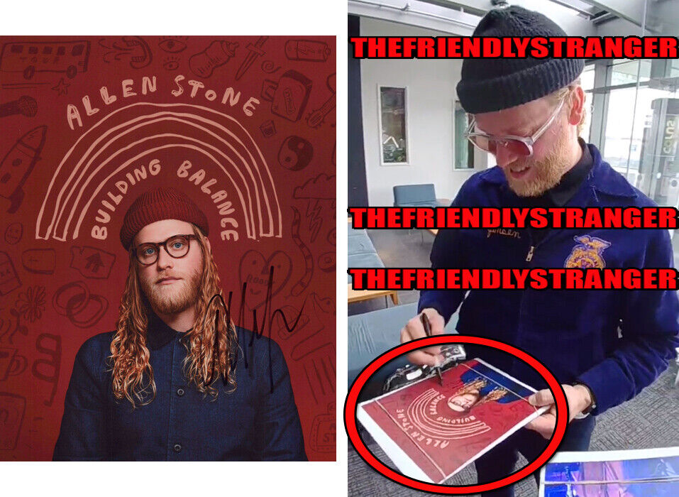 ALLEN STONE signed Autographed 8X10 Photo Poster painting a EXACT PROOF - SINGER Sunny Days COA