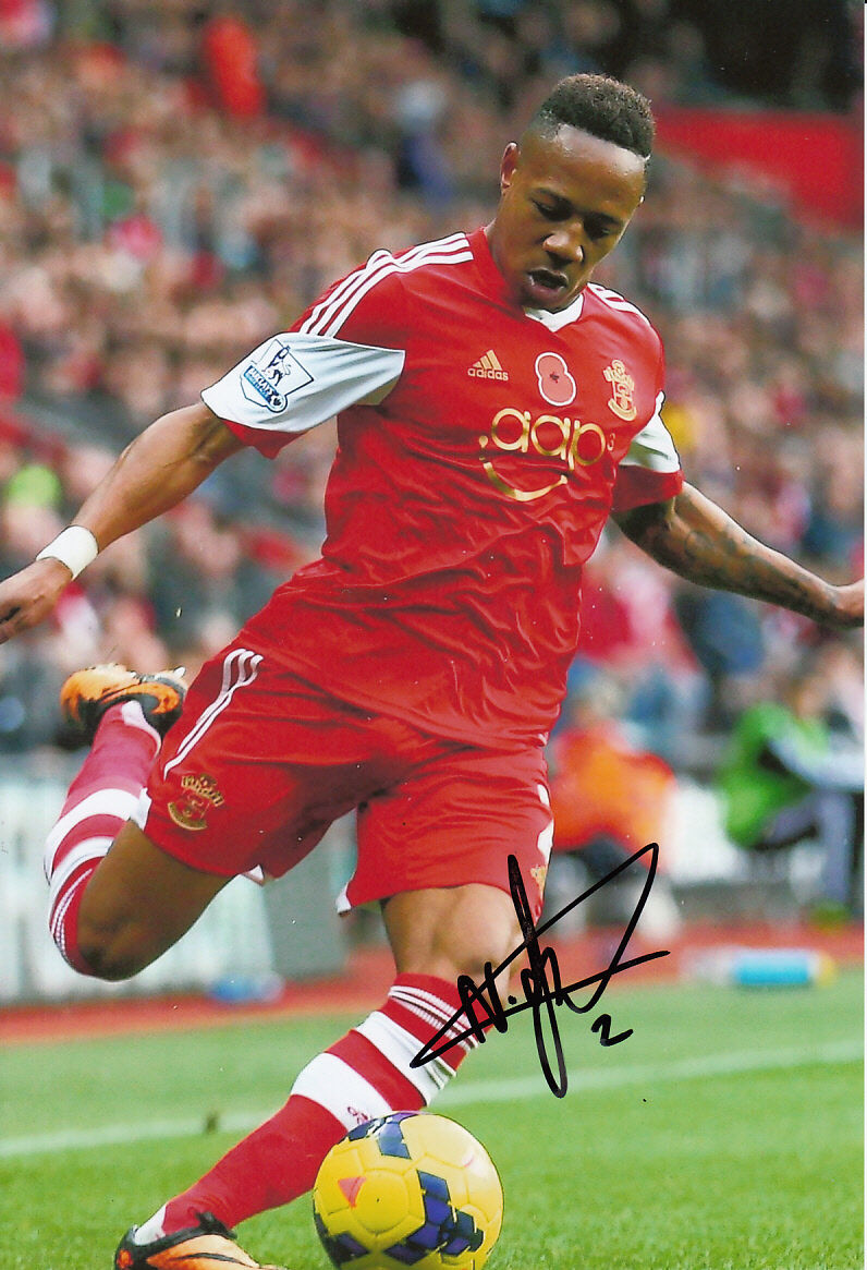 Southampton Hand Signed Nathaniel Clyne 12x8 Photo Poster painting 13/14 1.