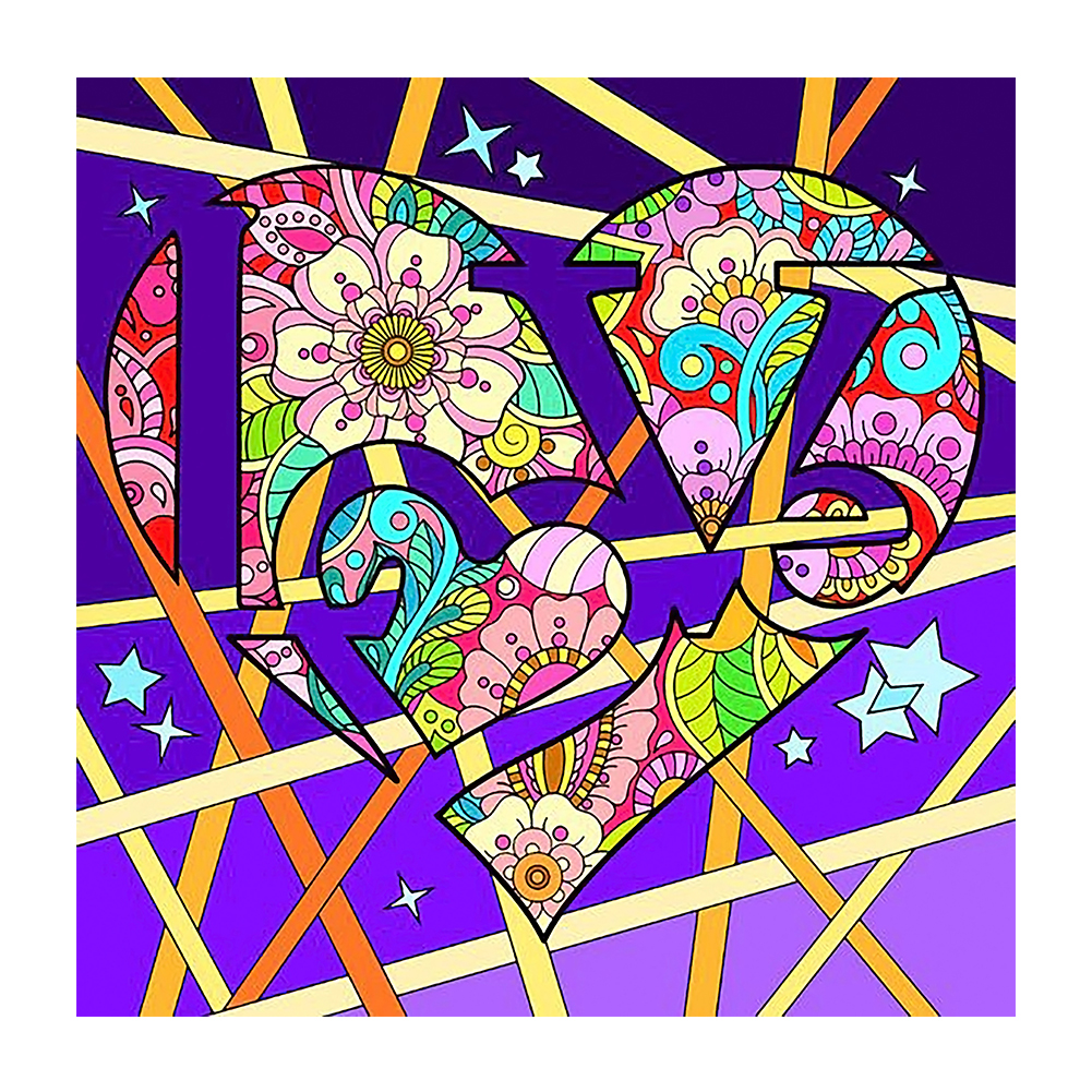 

Love - Special Shaped Diamond Painting - 30*30CM, 501 Original