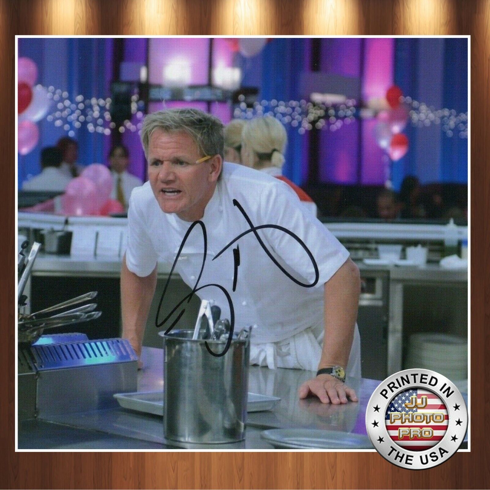 Gordon Ramsay Autographed Signed 8x10 Photo Poster painting (Hells Kitchen) REPRINT