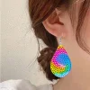 8pcs-DIY Diamond Painting Earrings