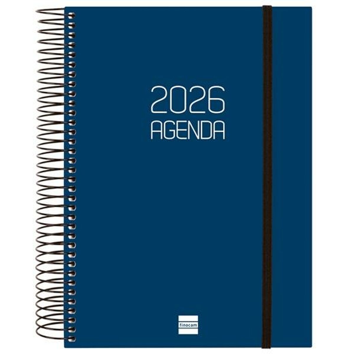 Diary Finocam OPAQUE Blue A5 15,5 x 21,2 cm 2026