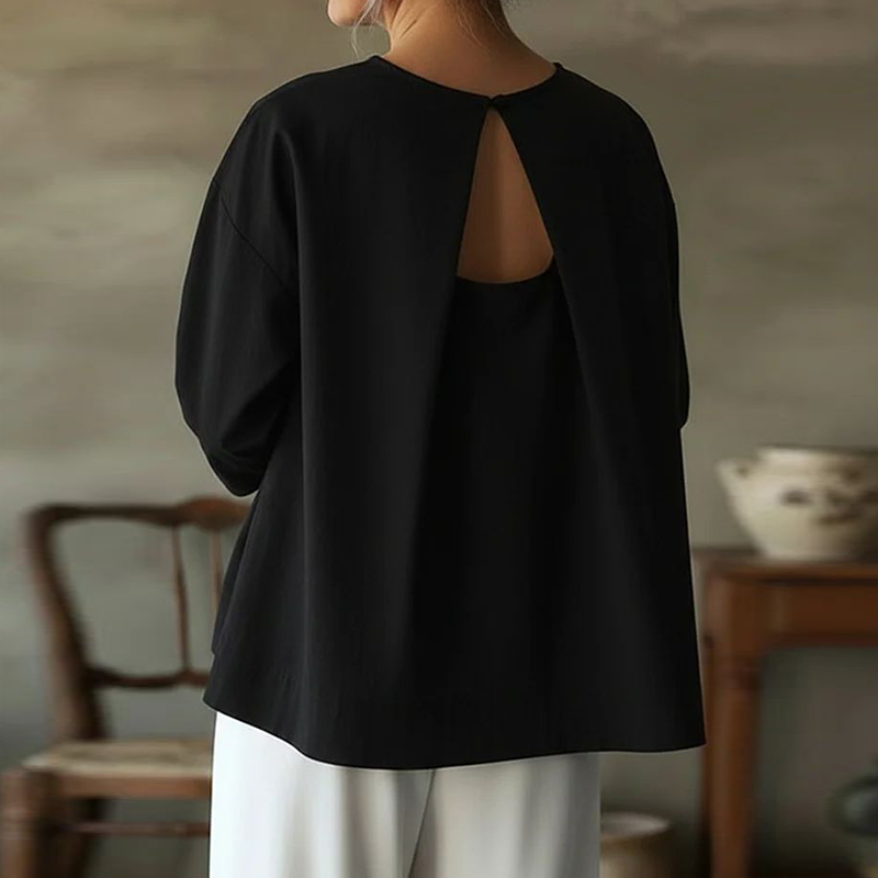 Women's Casual Shirt Linen Blend Tops wearshes