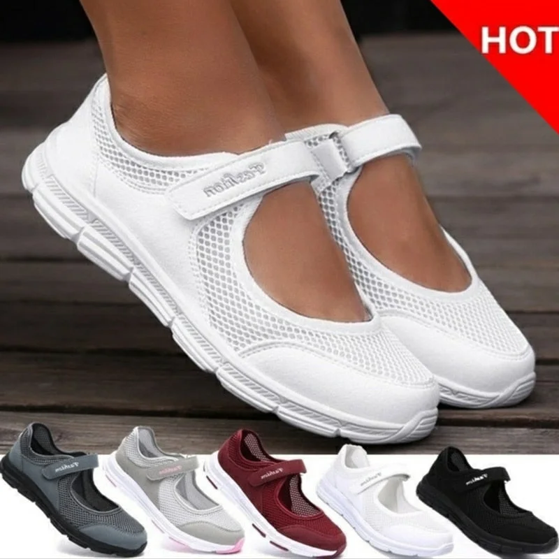 Fashion Women Sneakers Casual Shoes Female Mesh 2021 Summer Shoes Breathable Trainers Ladies Basket Femme Tenis Feminino
