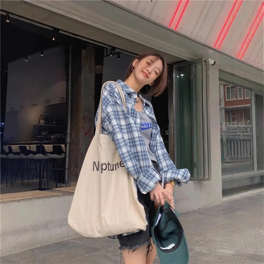 Athvotar Athvotar Loose Plaid Shirt Women 2025 Spring And Summer Fresh Age Thin Design Sense Of Small Sun Protection Shirt Jacket