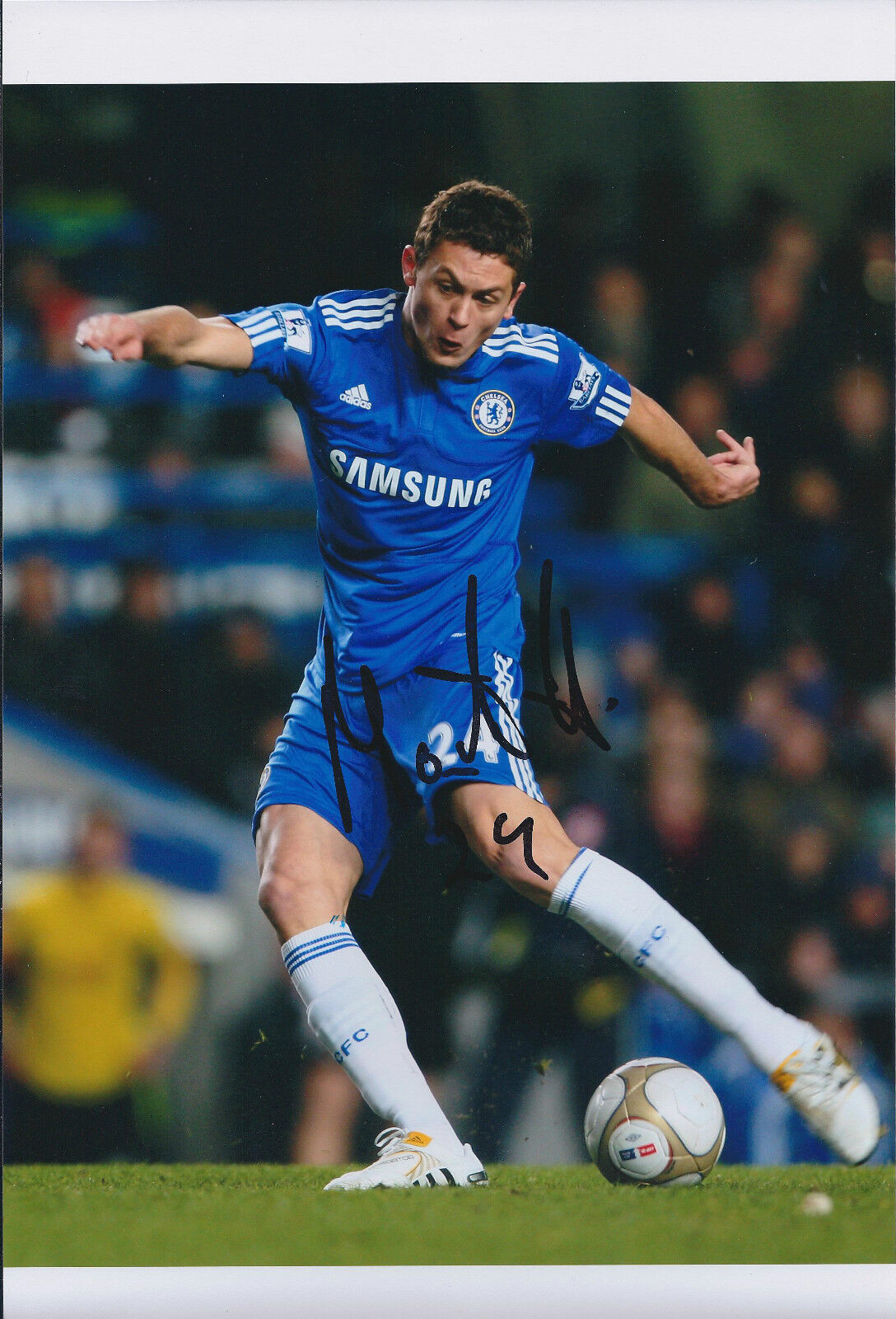 Nemanja MATIC SIGNED COA Autograph 10x8 Photo Poster painting AFTAL Chelsea BENFICA