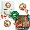 4Pcs Diamond Painting Sewing Machine Window Pendants Suncatcher Hanging Kits for Home Porch Farmhouse