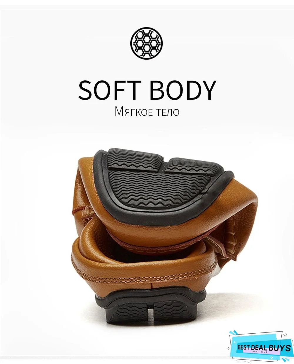 Men's Genuine Leather Loafers Casual Flat Shoes