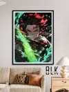 Tanjiro Kamado Decorative Painting - Demon Slayer: Kimetsu No Yaiba - BLK Studio