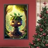 Niedlicher Baumkobold - runder Bohrer Diamond Painting - 40*60cm (große Größe)