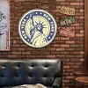 New York - Round Metal Tin Signs(12*12Inch)