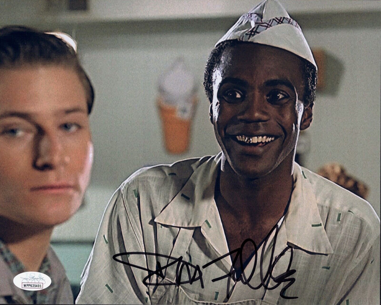 DONALD FULLILOVE Signed GOLDIE 8x10 Photo Poster painting BACK TO THE FUTURE Autograph JSA COA