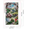(45*75cm)Garden House - Full Square Drill Diamond Painting