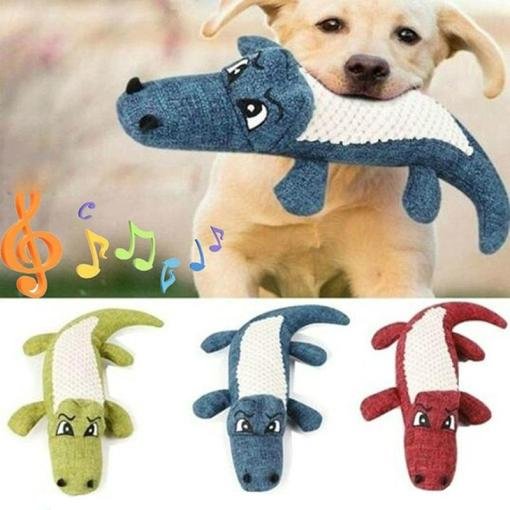 Crocodile toy for dog