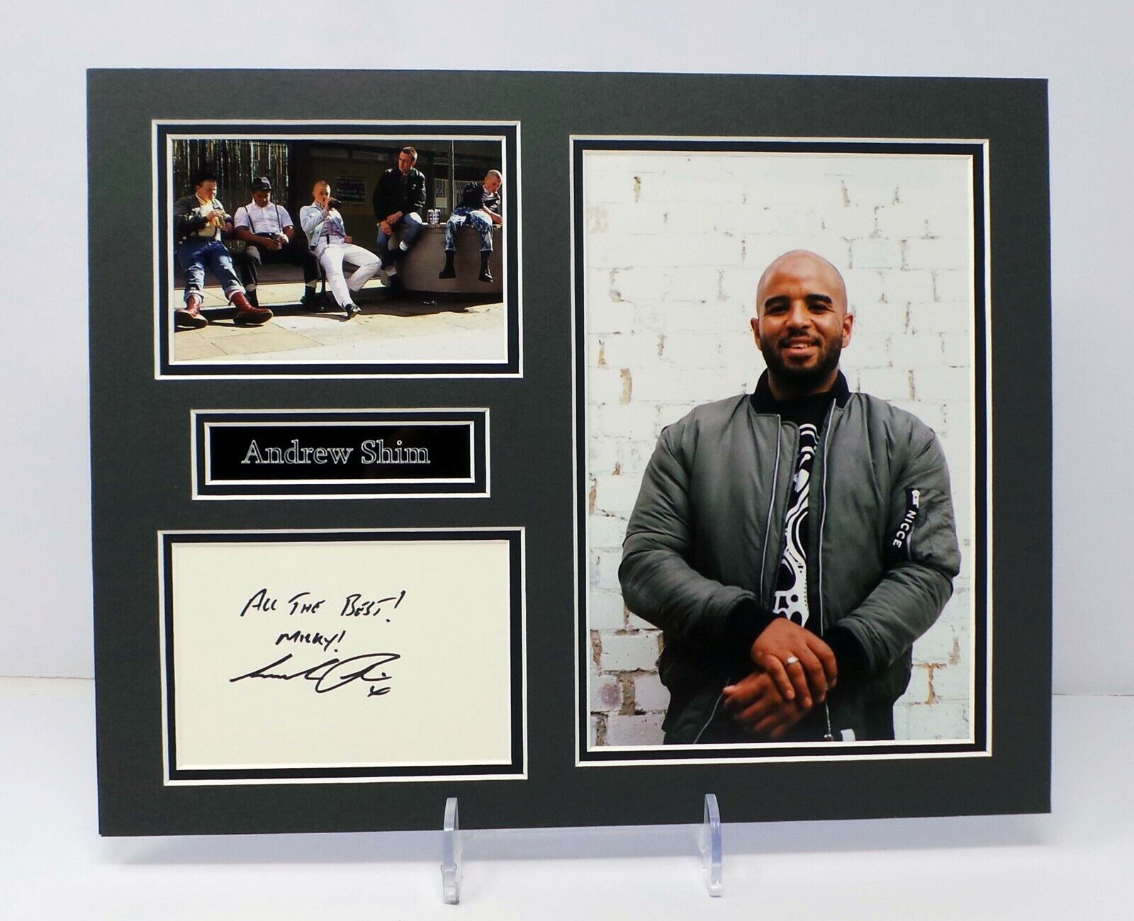 Andrew SHIM Signed & Mounted Milky This is England Photo Poster painting Display AFTAL RD COA