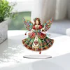 (US Local)Special Shape Angel Girl Table Top Diamond Painting Ornament Kits for Bedroom