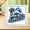 5D DIY Partial Special Shaped Drill Diamond Painting Train Home Art 19.2x19.2cm