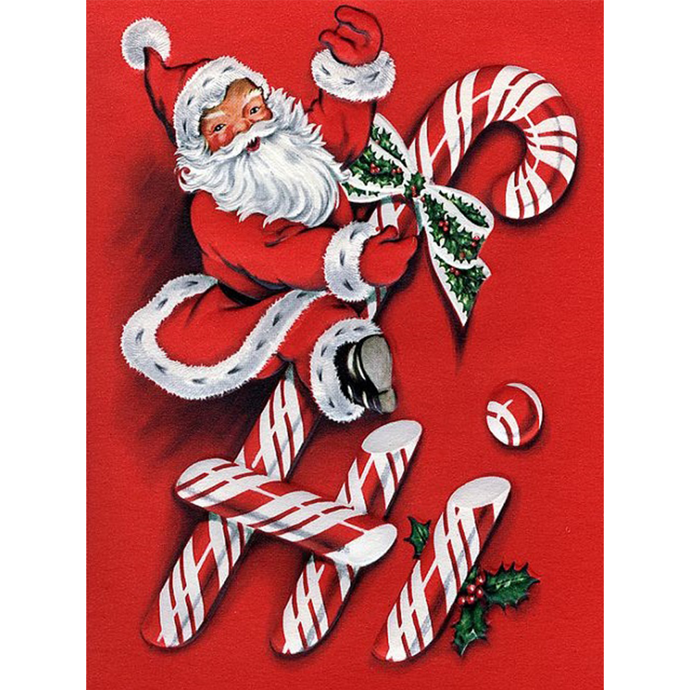 

Santa Claus - Round Drill Diamond Painting - 30*40CM, 501 Original