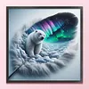 Feather Aurora-11CT Stamped Cross Stitch 45*45cm/17.72*17.72in tapestrymarket
