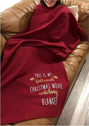THIS IS MY hallmark CHRISTMAS MOVIE watching BLANKET