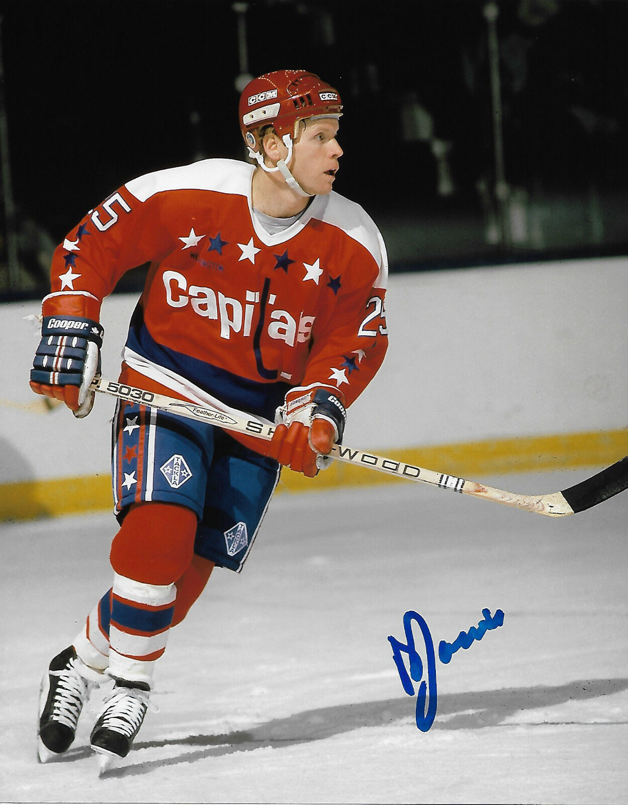 Washington Capitals Doug Jarvis Signed Autographed 8x10 Photo Poster painting COA F