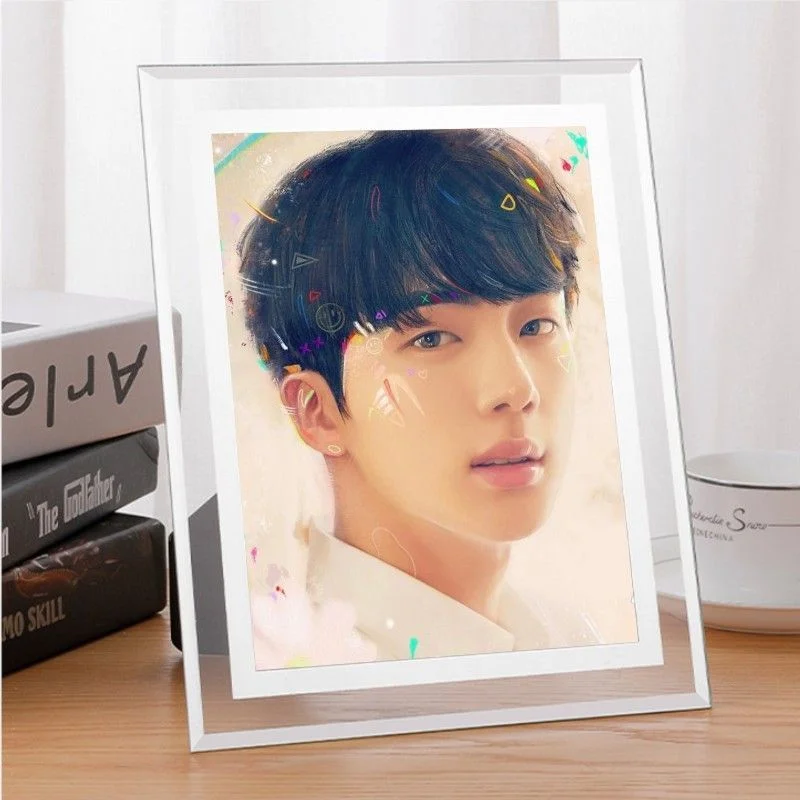 방탄소년단 Crystal Glass Photo Frame