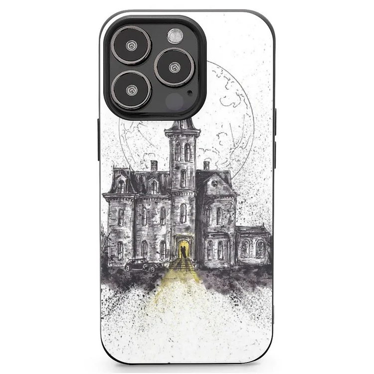 Addams Family House Mobile Phone Case Shell For IPhone 13 and iPhone14 Pro Max and IPhone 15 Plus Case - Heather Prints Shirts