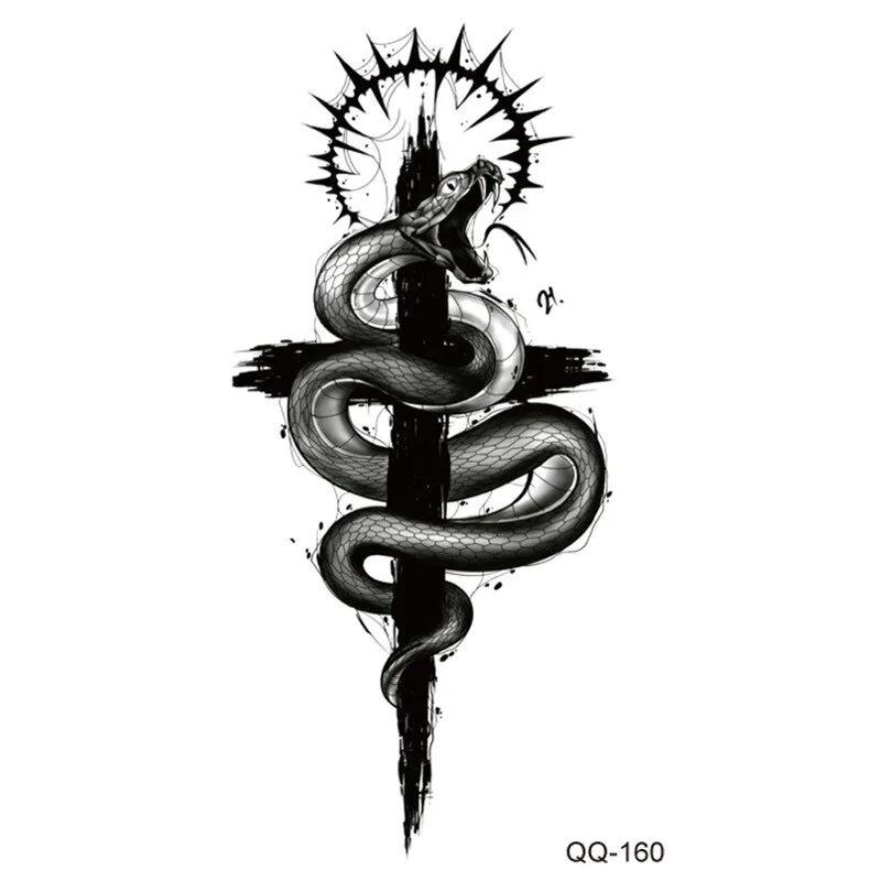 Sdrawing Waterproof Temporary Flower Tattoos Women Beauty Rose Butterfly Flash Feather 3D Fake Tattoo Arm Waist Hand Sticker Men