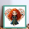 Disney Princess Love-11CT Stamped Cross Stitch 40*40cm/15.75*15.75in tapestrymarket