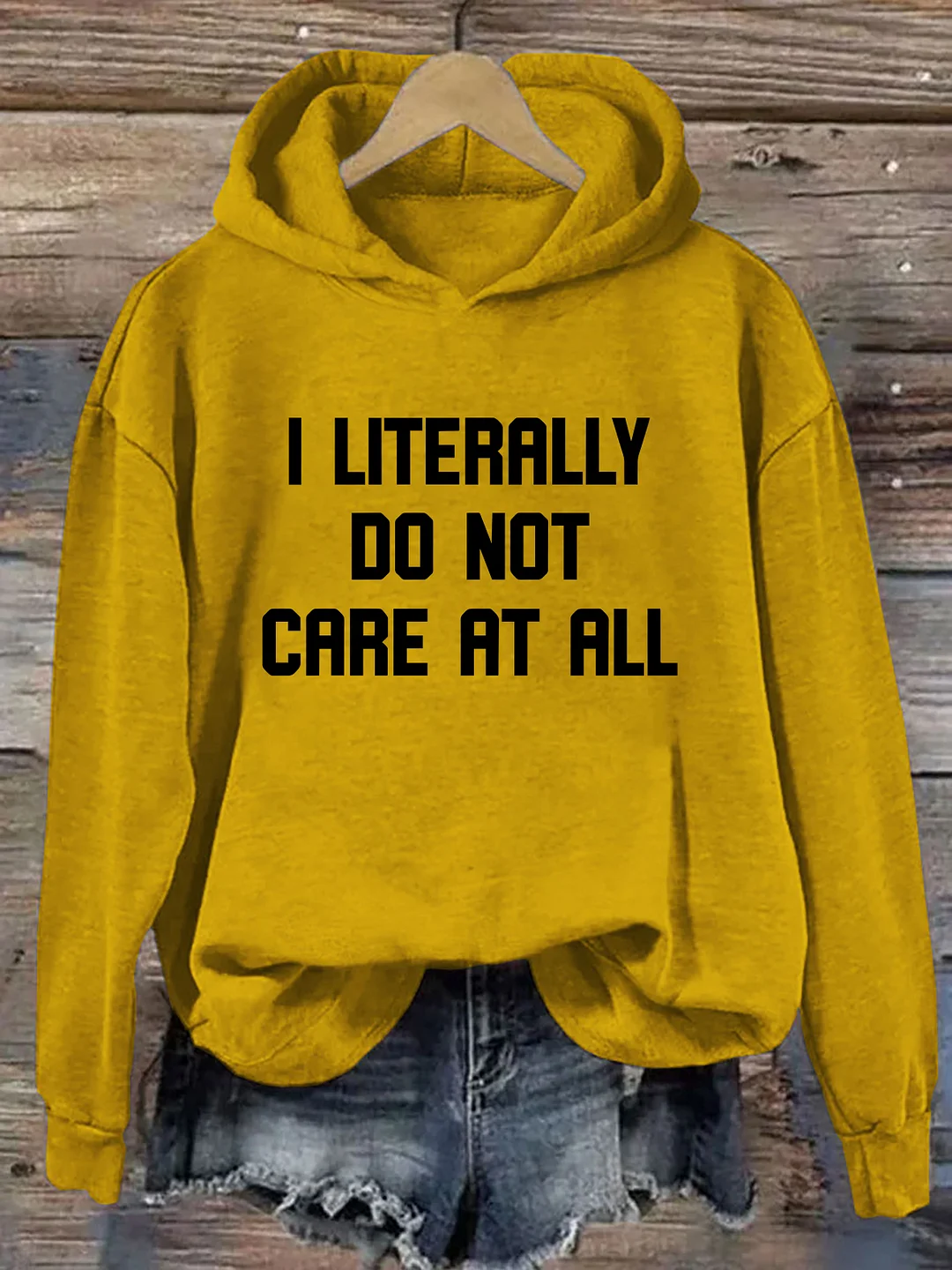 I Literally Do Not Care Hoodie