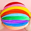 >Buy 2 Get 1 Free<100 Pieces Solid Color DIY Twisting Sticks Pipe Cleaner Chenille Stems Craft for Creative Styling Art Craft and Custom Hair Accessories