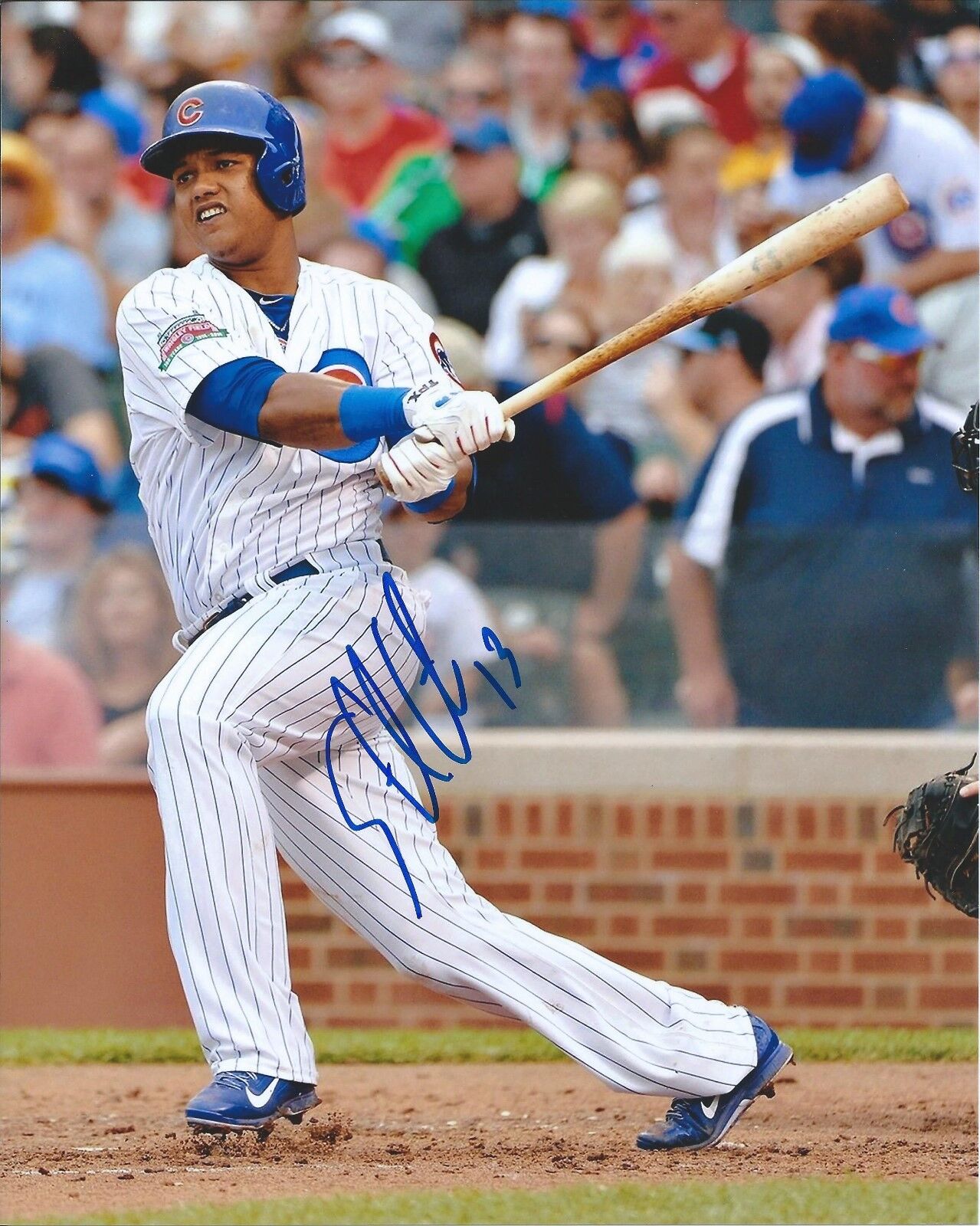 STARLIN CASTRO signed autographed CHICAGO CUBS 8X10 Photo Poster painting W/COA PROOF