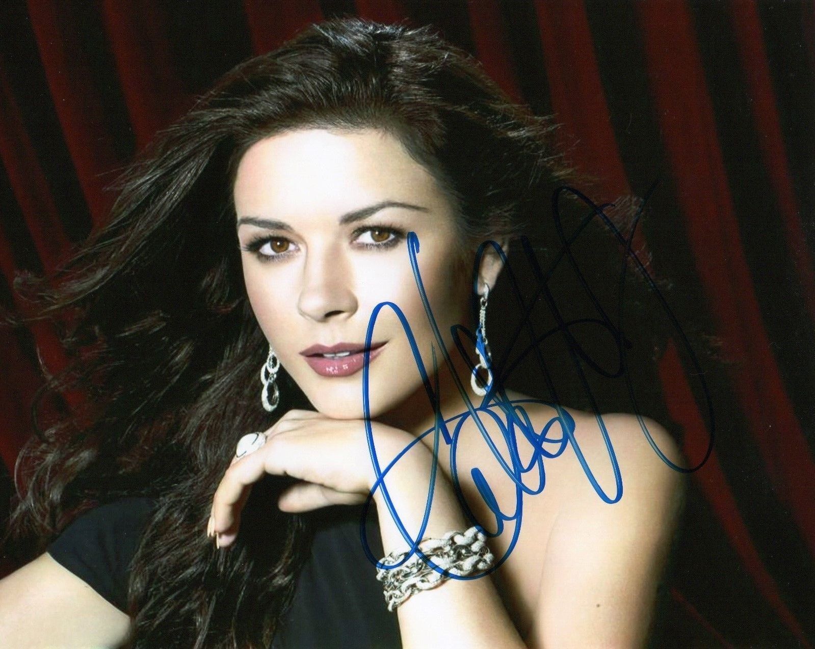 CATHERINE ZETA JONES AUTOGRAPHED SIGNED A4 PP POSTER Photo Poster painting PRINT 19