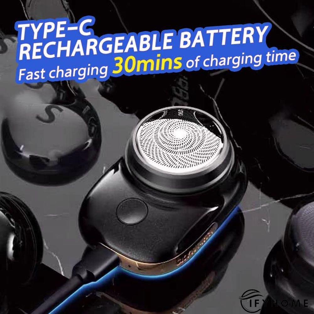 Mini-Shave Portable Electric Shaver Pocket Size Wet Dry USB Rechargeable Hair Remover | IFYHOME