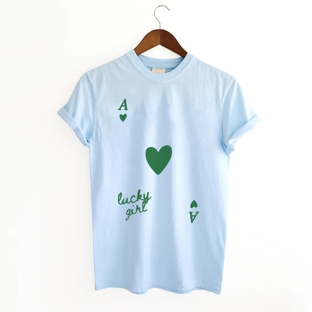 A Lucky Girl St Patrick&rsquo;s Day T-shirt