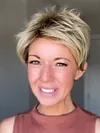 Short Ombre Blonde Pixie Cut Wigs
