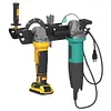 2 Bay Angle Grinder Rack Wall Mount Organizer Bracket for Grinders Power Tools
