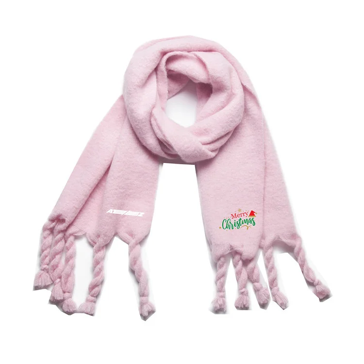 ATEEZ Christmas Printed Scarf officialateezshop