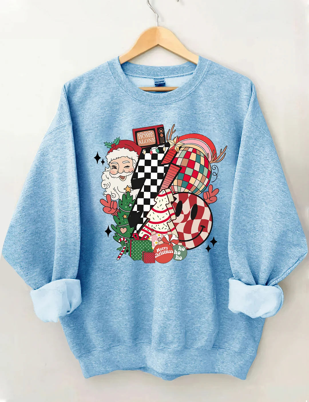 Retro Merry Christmas Sweatshirt