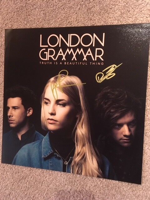 LONDON GRAMMAR SIGNED 12x12 Photo Poster painting EXACT PROOF AUTO HANNAH REID 2