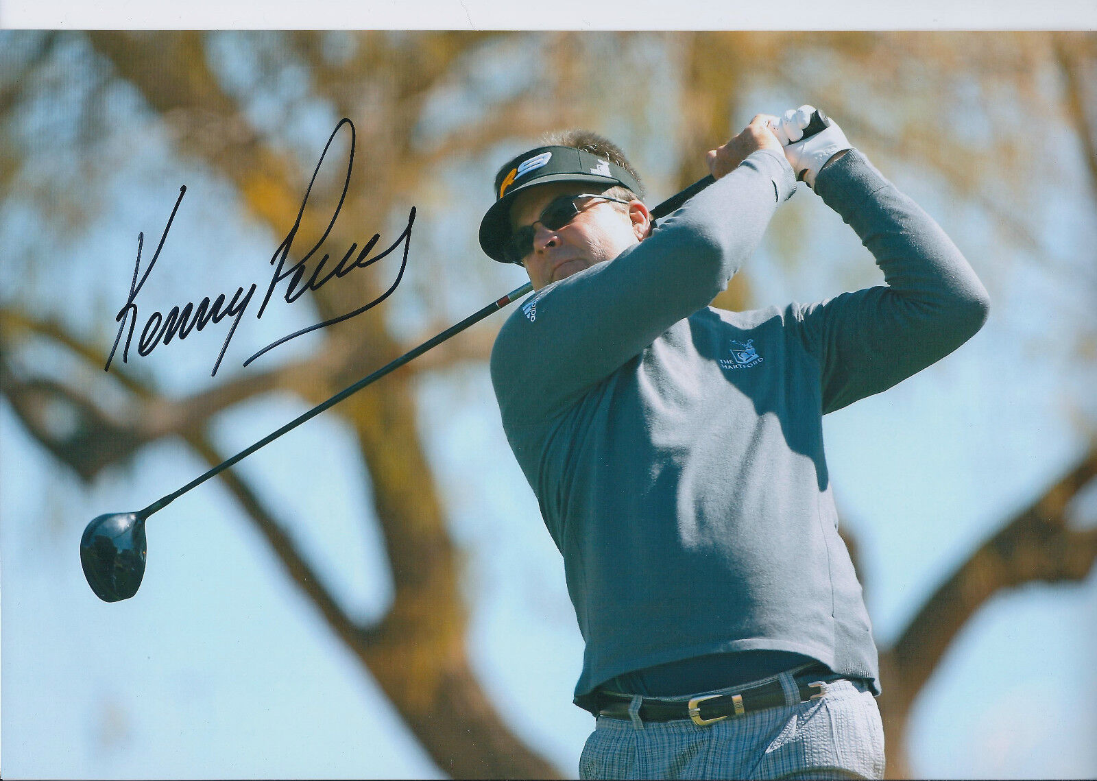 Kenny PERRY SIGNED Autograph 12x8 Photo Poster painting AFTAL COA PGA Senior Major Champion