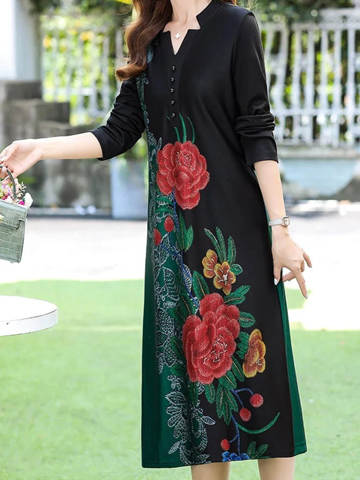 Fashion Elegant Long Sleeve Dress