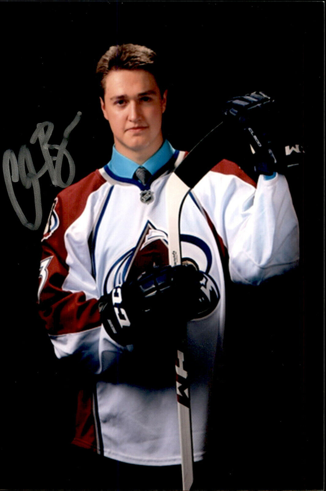 Chris Bigras SIGNED 4x6 Photo Poster painting COLORADO AVALANCHE #3