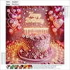 Diamond Painting-DIY Crystal Rhinestone Heart Cake(Box Packaging)