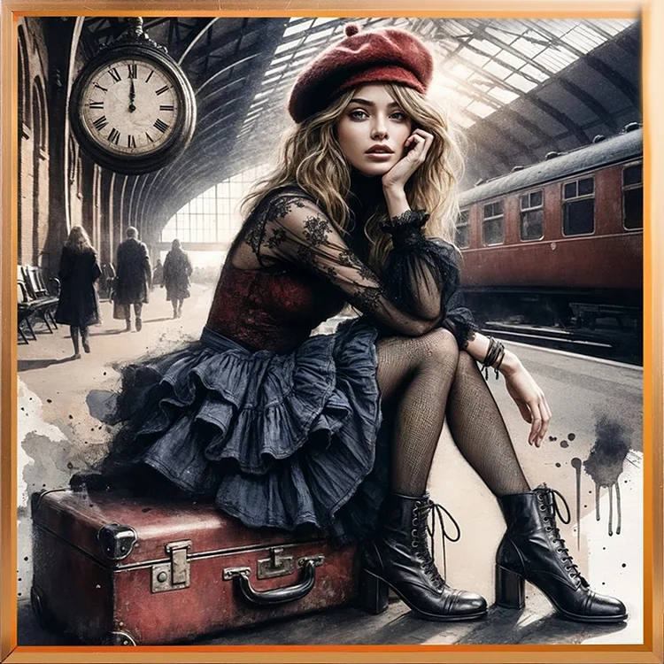 London Girls (40*40CM) Diamond Painting gbfke