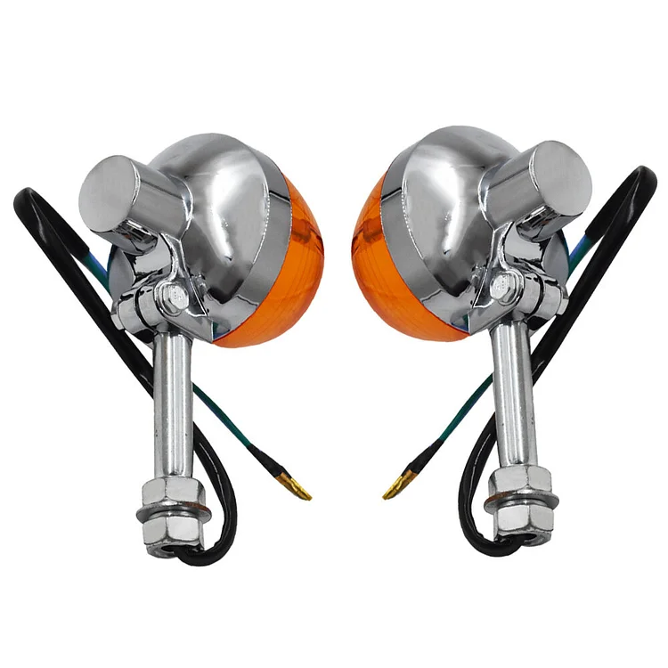 SEBLAFF 2 Pcs Motorcycle Turn Signal Light Universal Replacement for CT70-CT90-XL100-CB350-CM400-CB450-CB750-