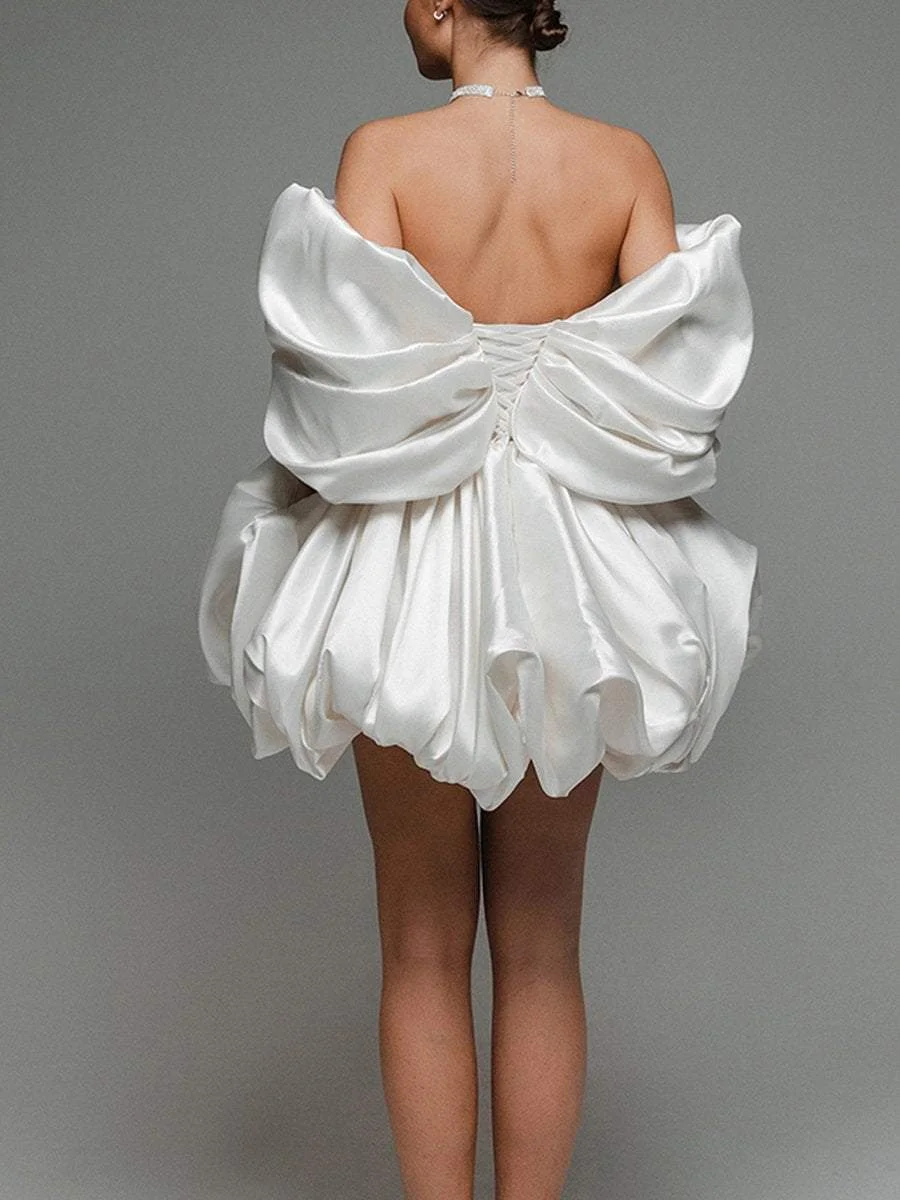 Elegant Off Shoulder Mini Dress