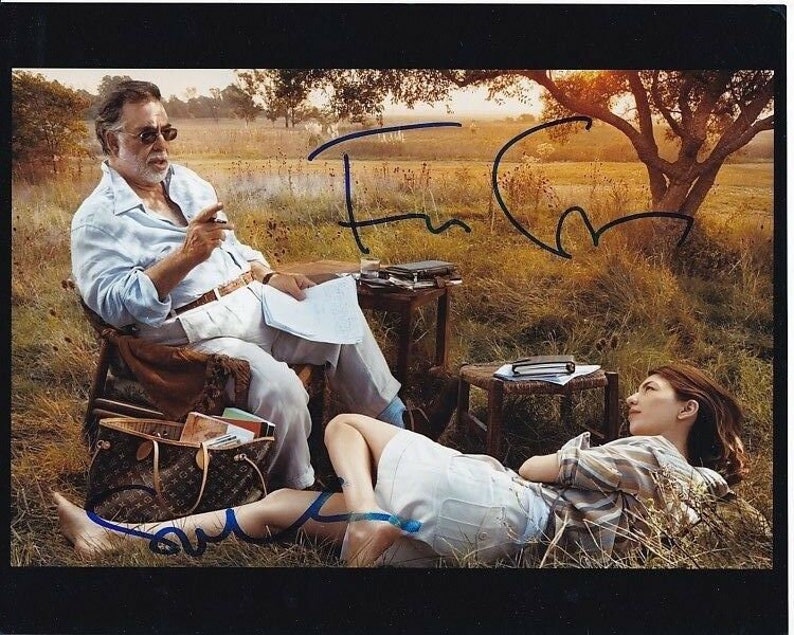 Francis ford and sofia coppola signed autographed 8x10 Photo Poster painting