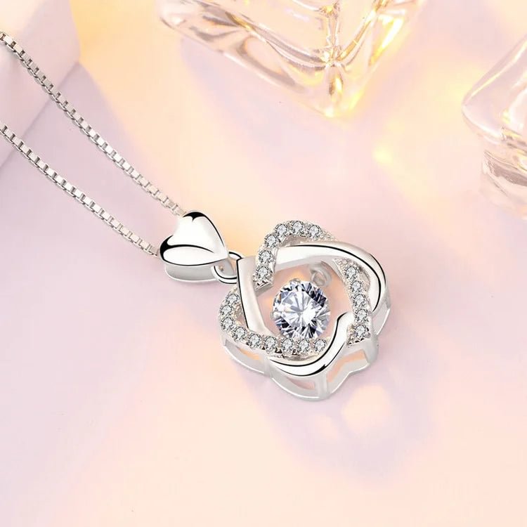 For Friend - S925 We Will Face Life Together We are Best Friends Forever Love Knot Necklace